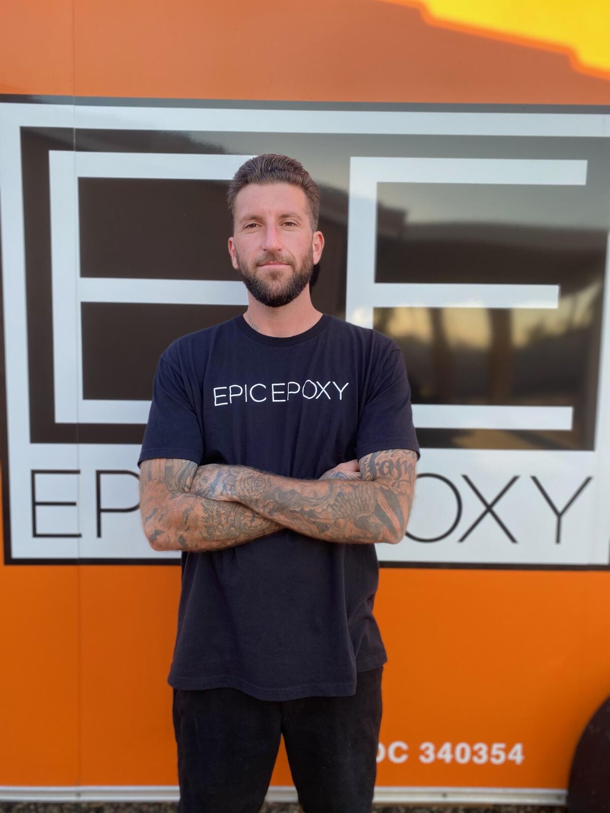 Jake Canada, owner of Epic Epoxy